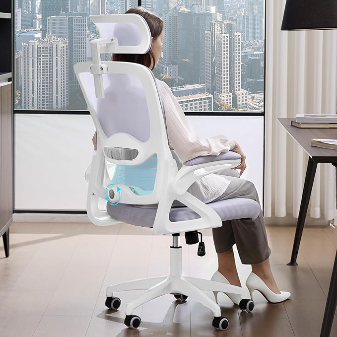 Ergonomic High-Back Mesh Office Chair with Lumbar Support