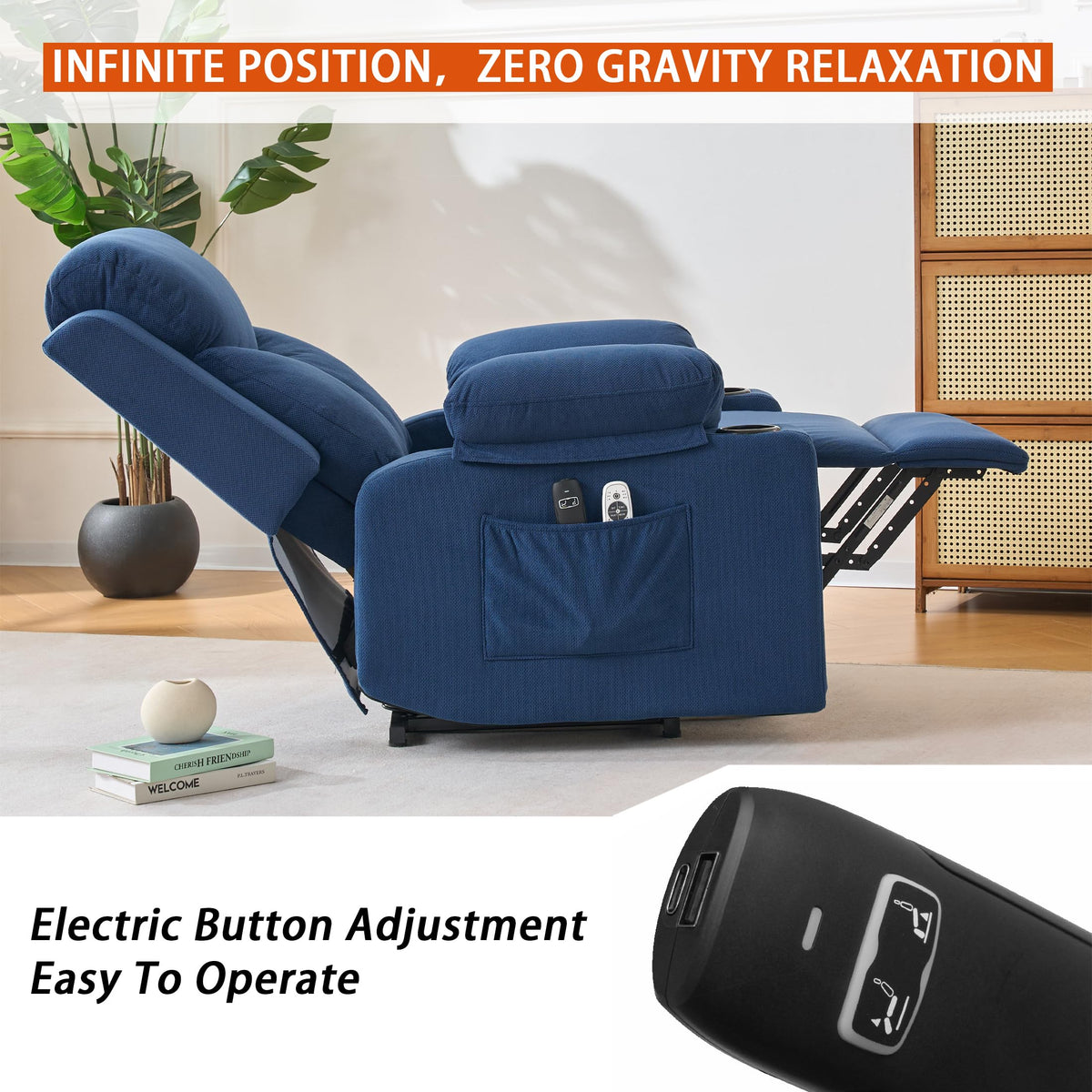 Ketaiyou Power Lift Recliner Chair with Massage and Heat for Elderly
