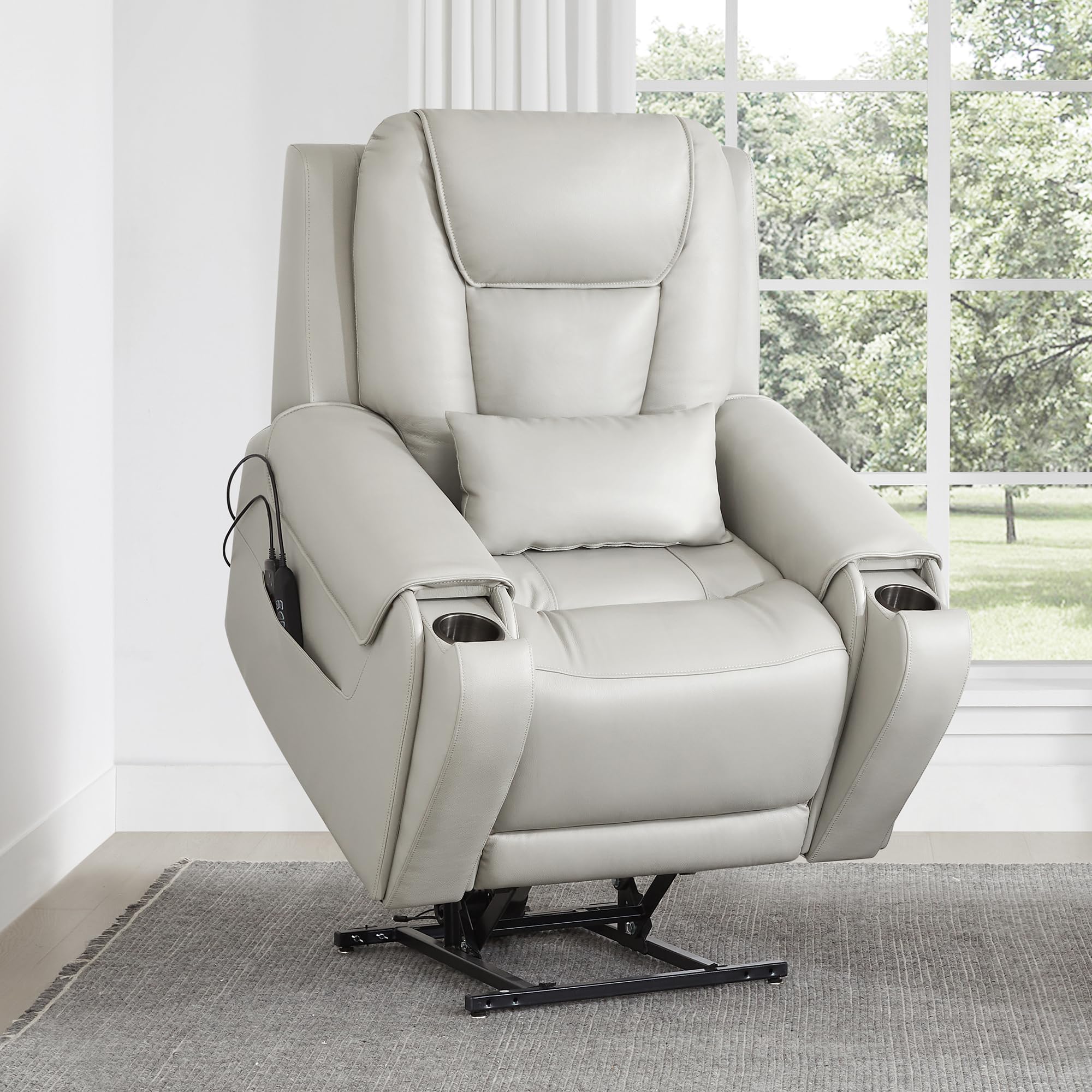 Power Lift Recliner Chair with Massage, Heat & Triple Motor