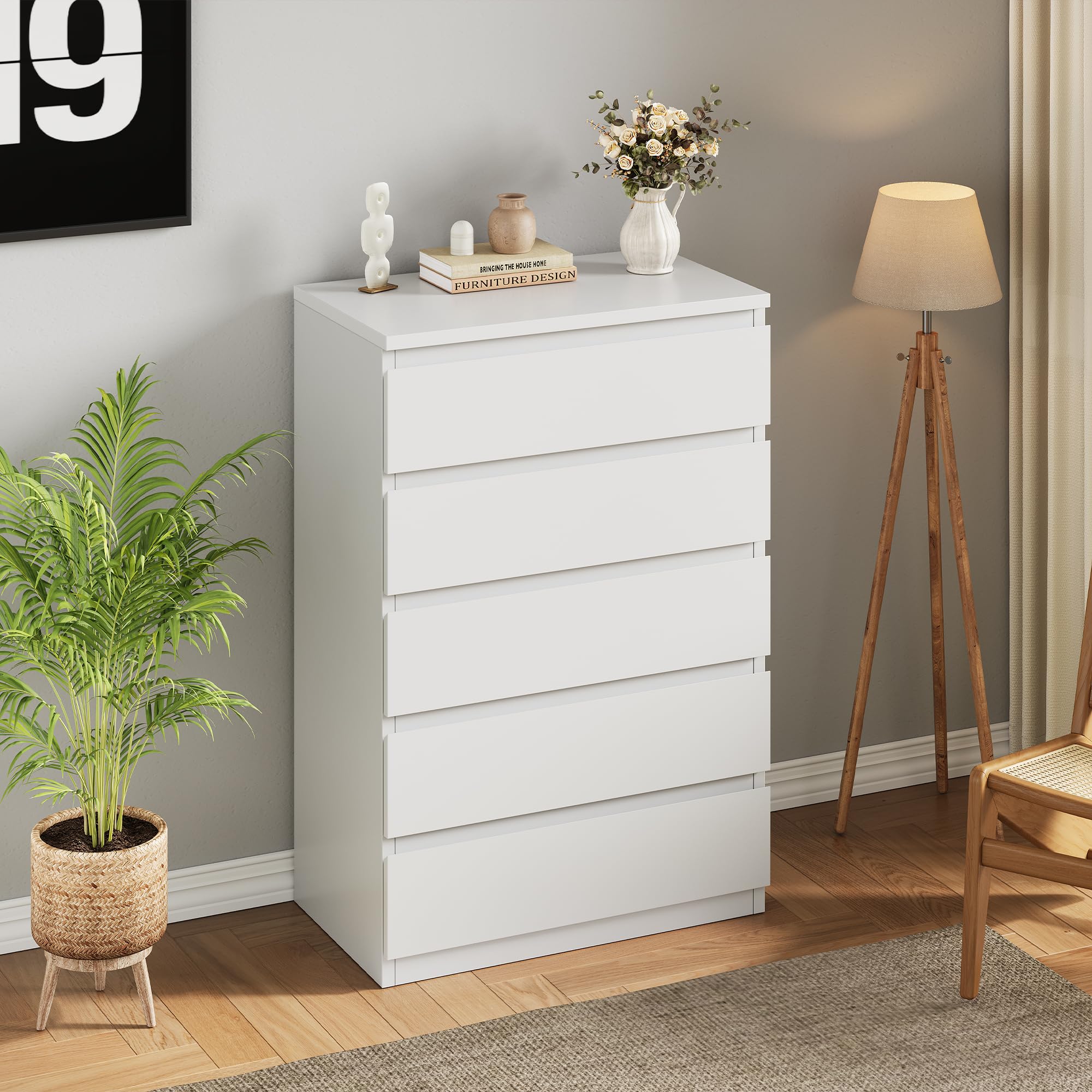 5-Drawer Dresser with Deep Storage