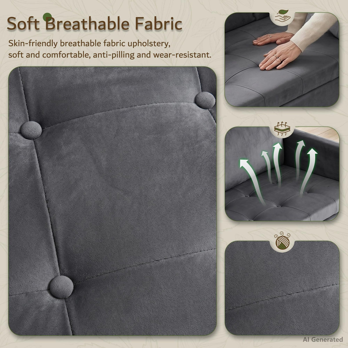 Storage Loveseat with USB Charging