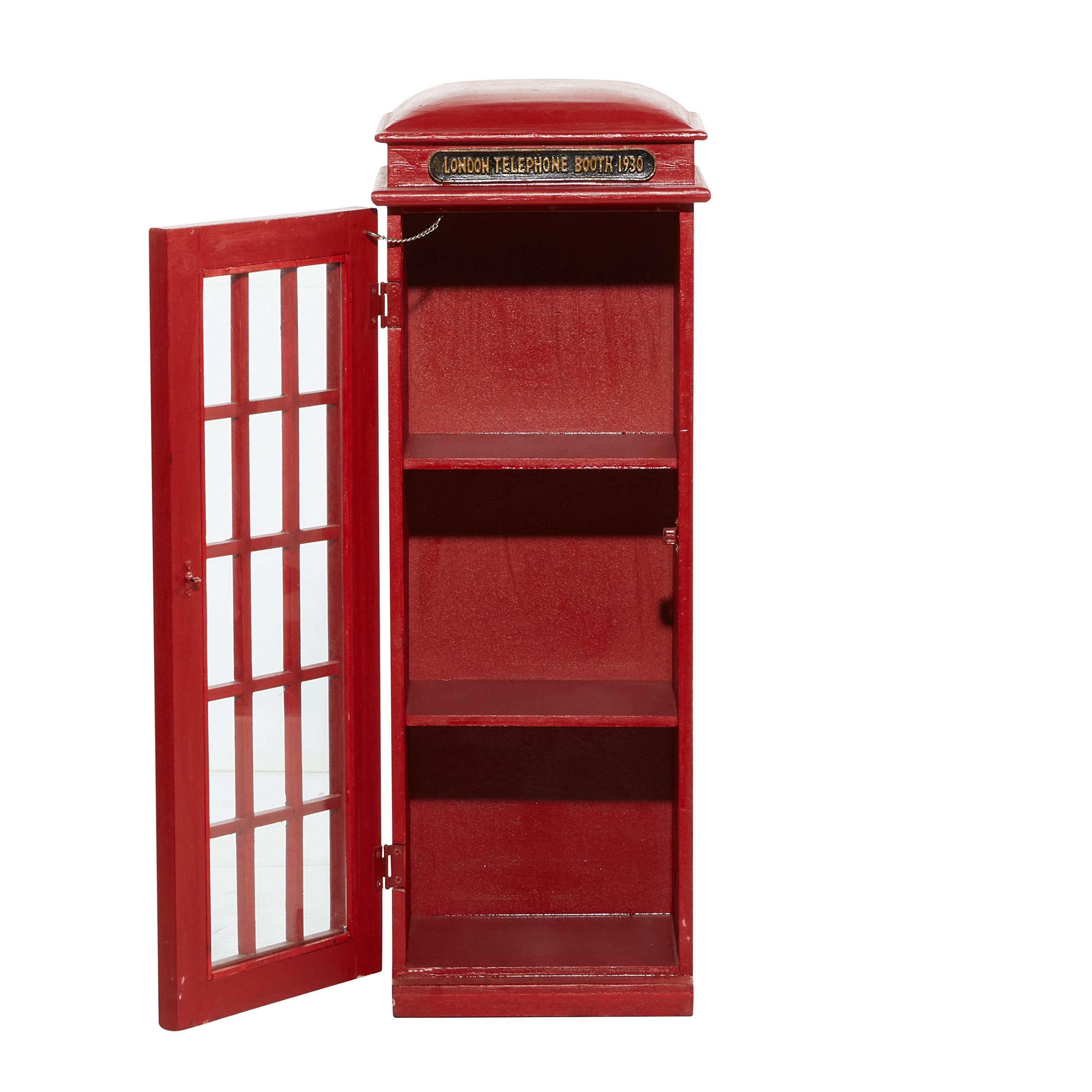 London Telephone Booth Storage Cabinet