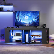 Black LED TV Stand