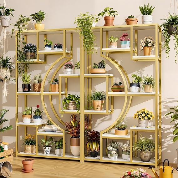 Geometric Bookshelf Set of 2