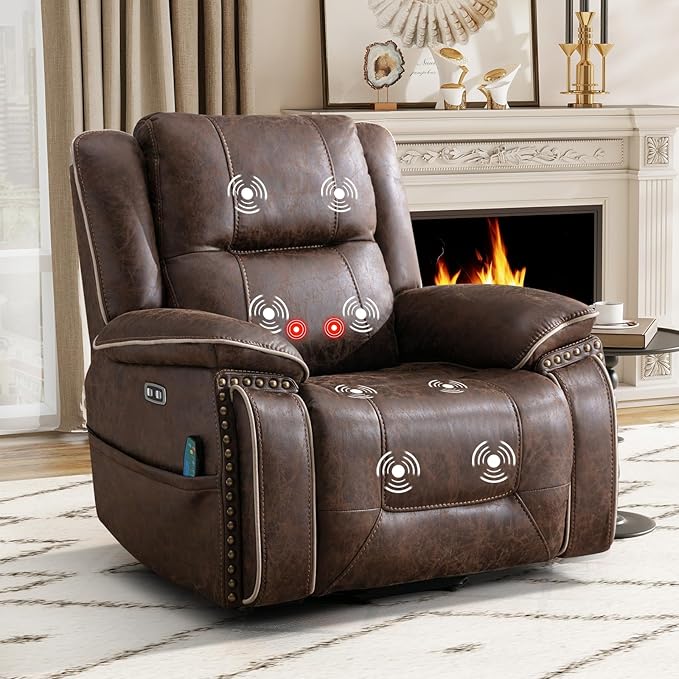 Power Lift Recliner Chair with Massage & Heating