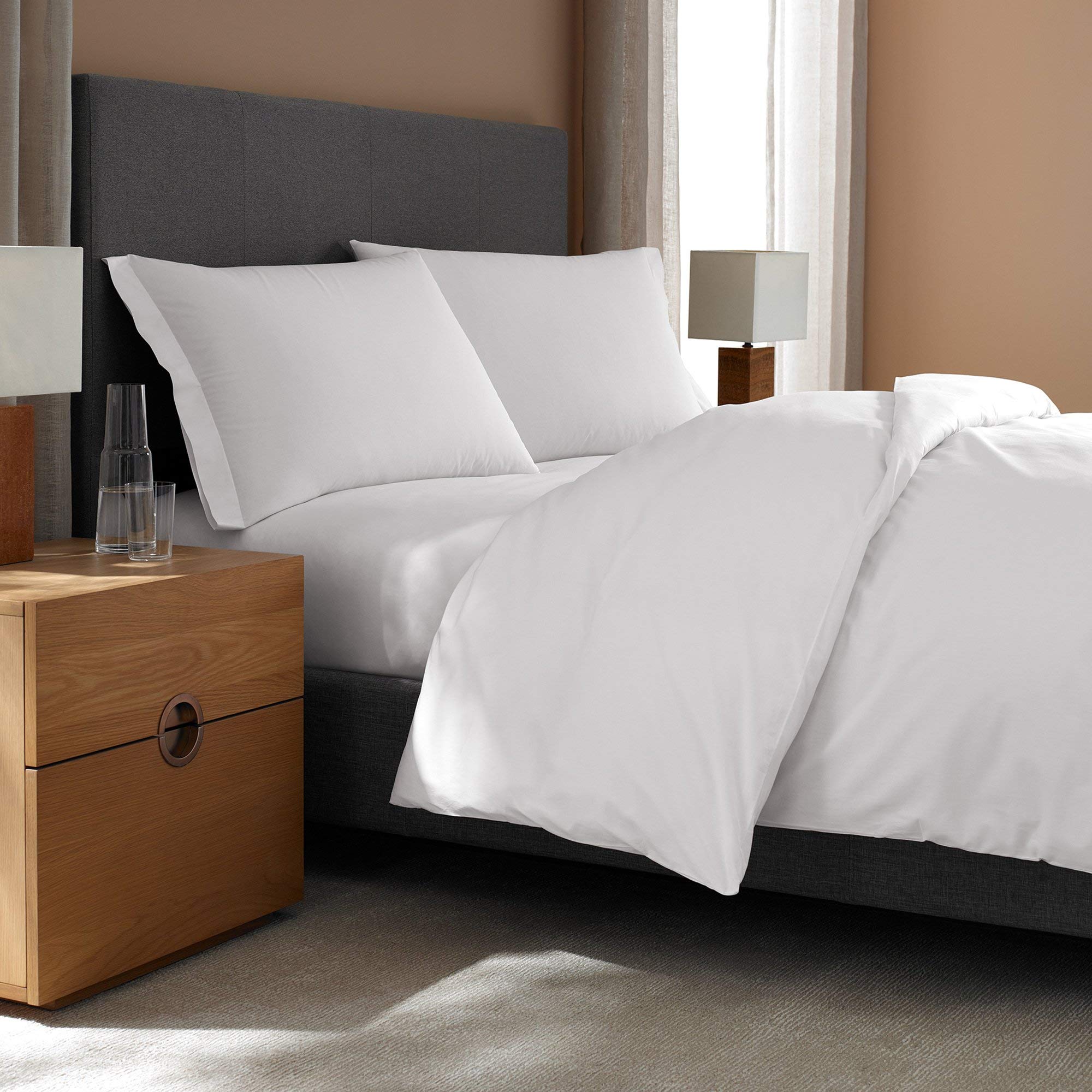 Percale Bed Bundle – Pillowcases, Fitted Sheet & Duvet Cover