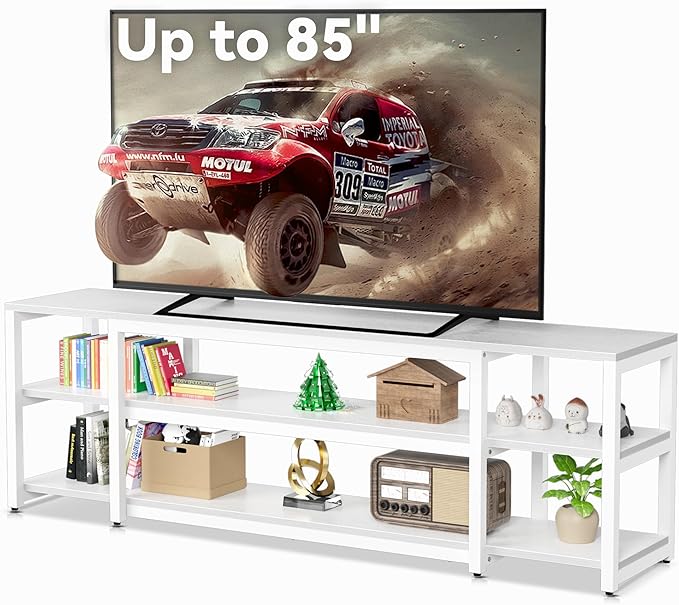 75.2" 3-Tier TV Stand for Up to 85" TVs