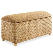 Water Hyacinth Storage Trunk with Curved Lid
