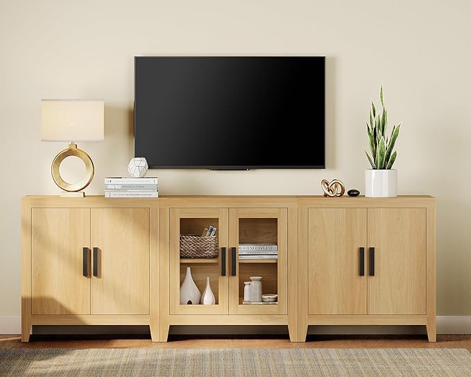 3-Piece Modular Farmhouse TV Stand