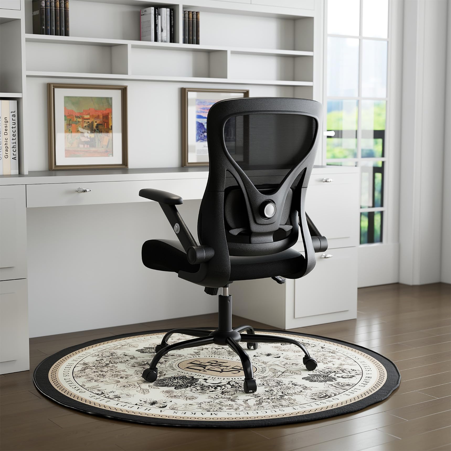 Ergonomic Office Chair with Lumbar Support & Mesh Back