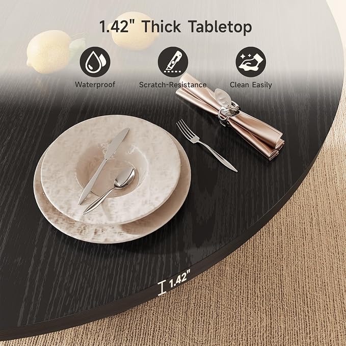 Extendable Fluted Dining Table