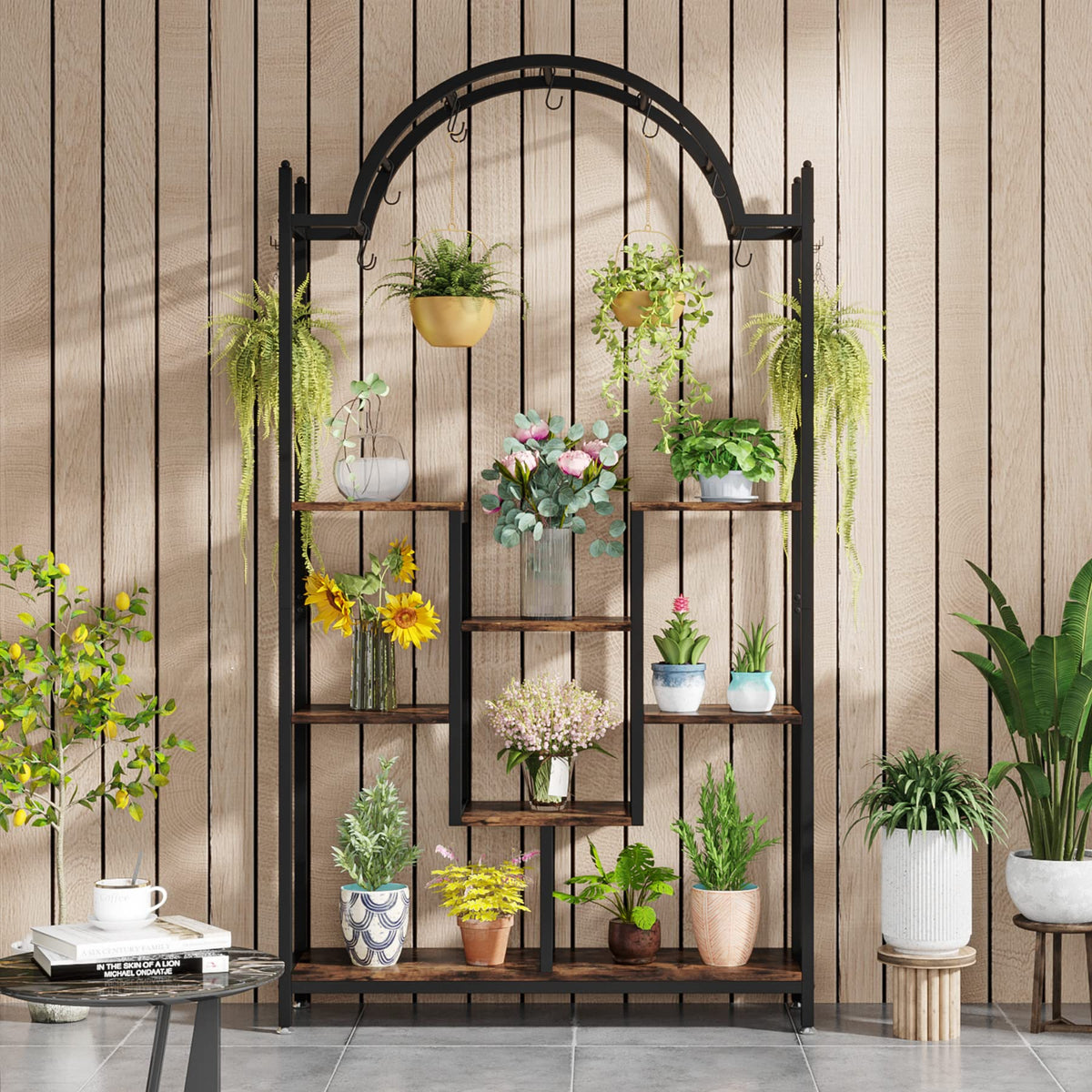 5-Tier Arched Plant Stand