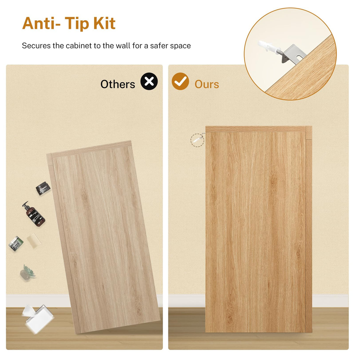 Natural Wood Dresser