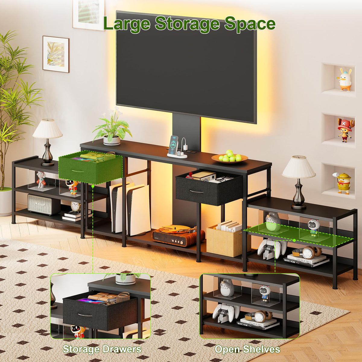 Extendable TV Stand with Mount