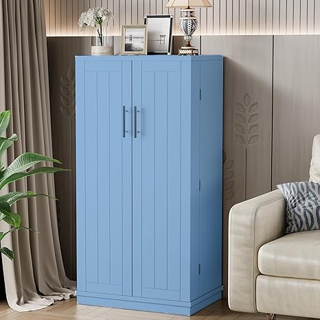 Kitchen Pantry Cabinet with Adjustable Shelves