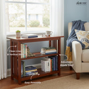 Alaterre Artisan Under Window Bookshelf, Cherry