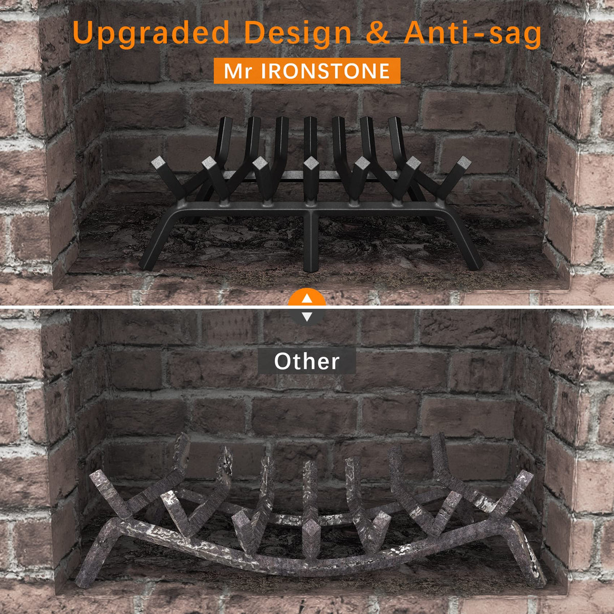 Steel Fireplace Grate