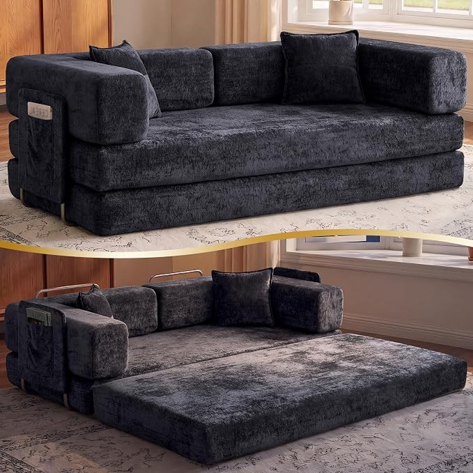 Modular Chenille Sofa Bed