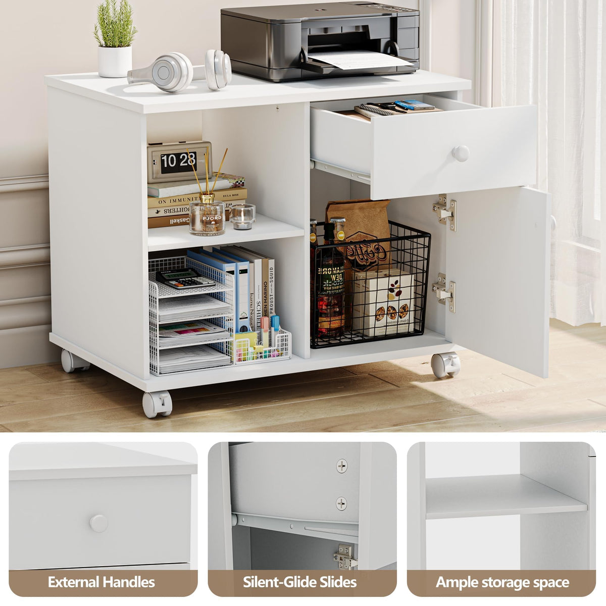 Rolling File Cabinet