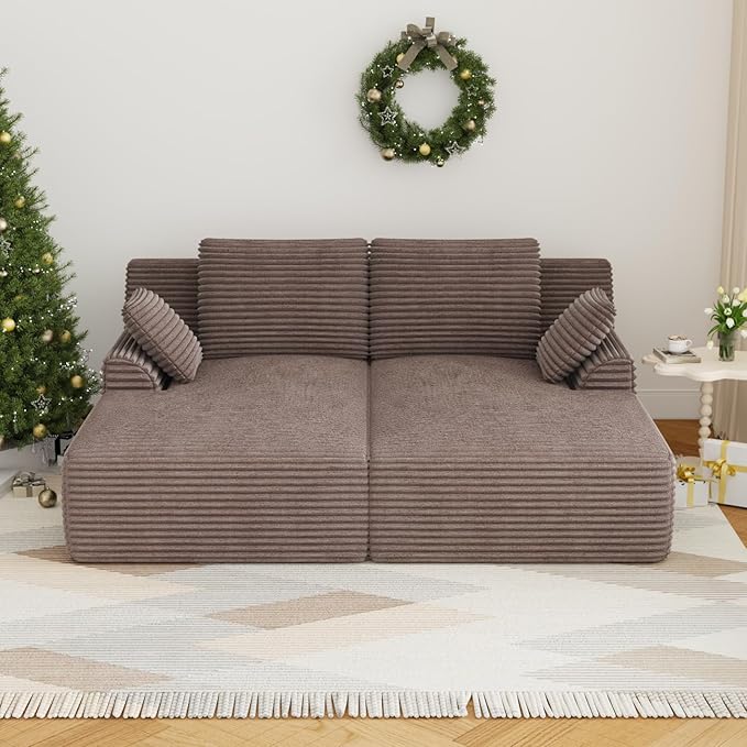 Oversized Modular Chaise Lounge Sofa Bed