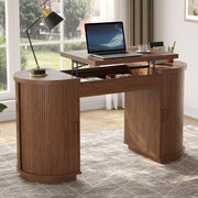 Lift-Top Desk with Charging Outlets