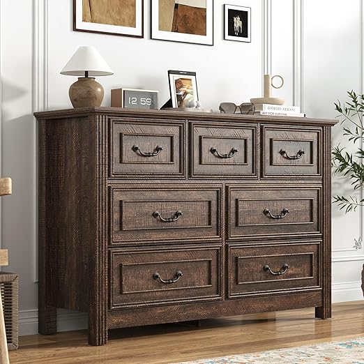 12-Drawer Farmhouse Dresser, 63"W