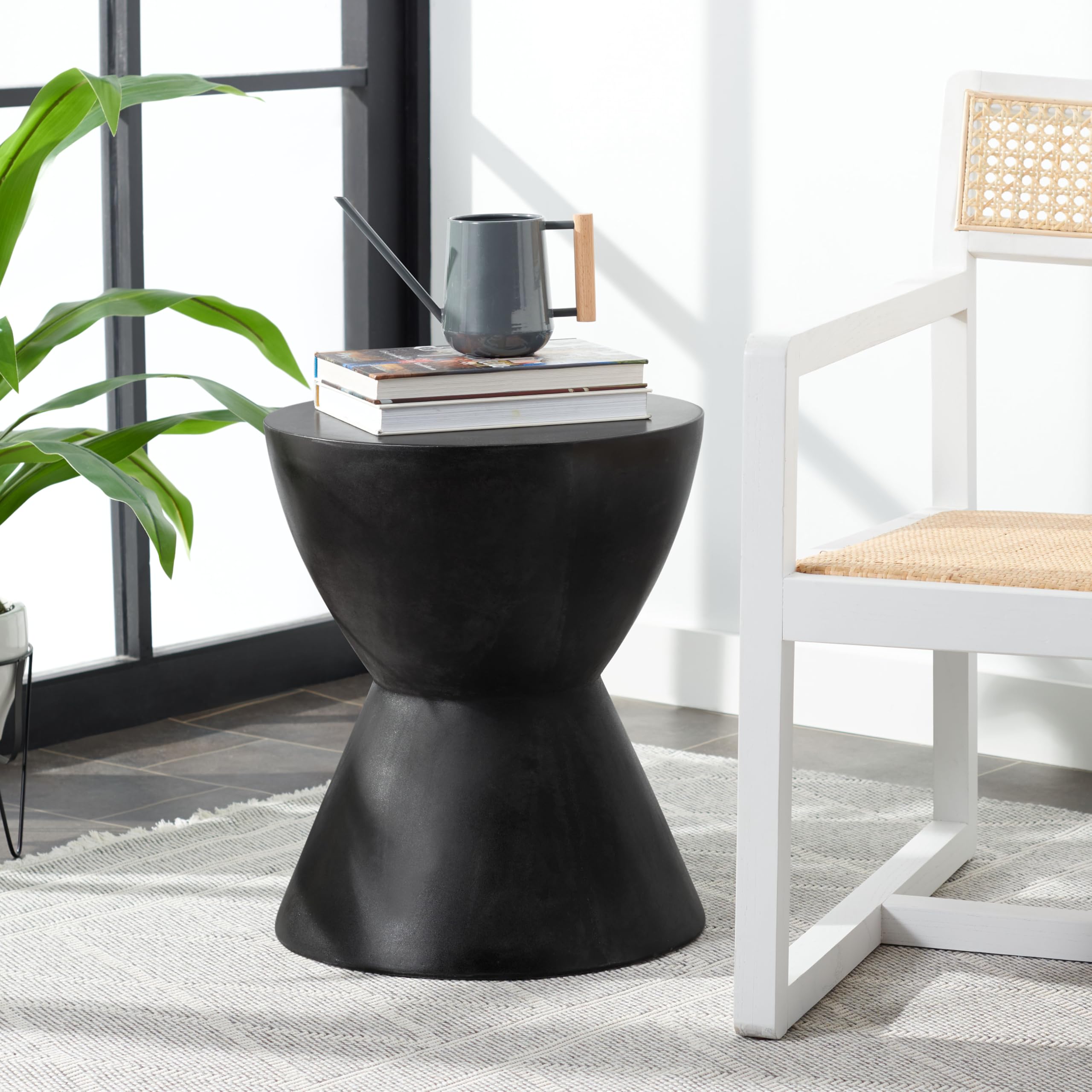 Concrete Round Accent Table