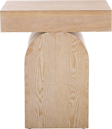 Modern Pedestal End Table