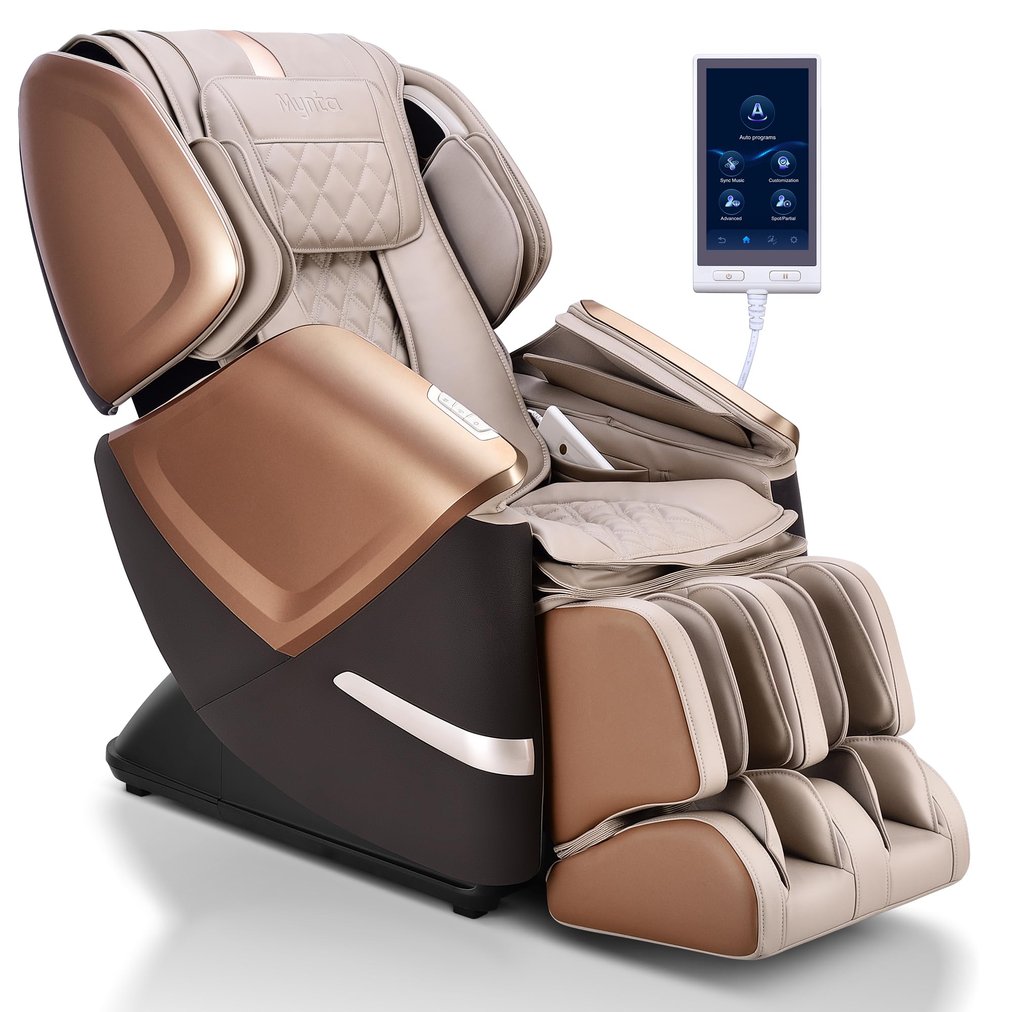 4D Zero Gravity Massage Chair with SL-Track & Bluetooth