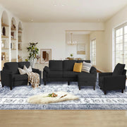 4-Piece Corduroy Sofa Set