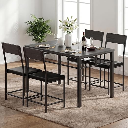 5-Piece Dining Table Set for 4