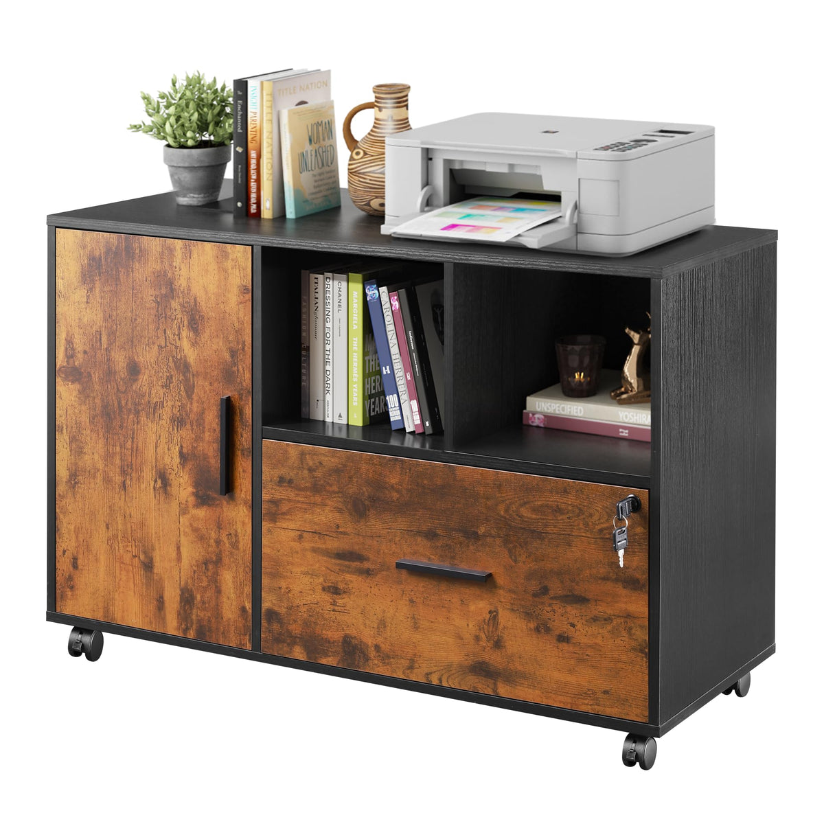 Mobile Locking File Cabinet