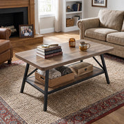 Industrial Two-Tier Coffee Table