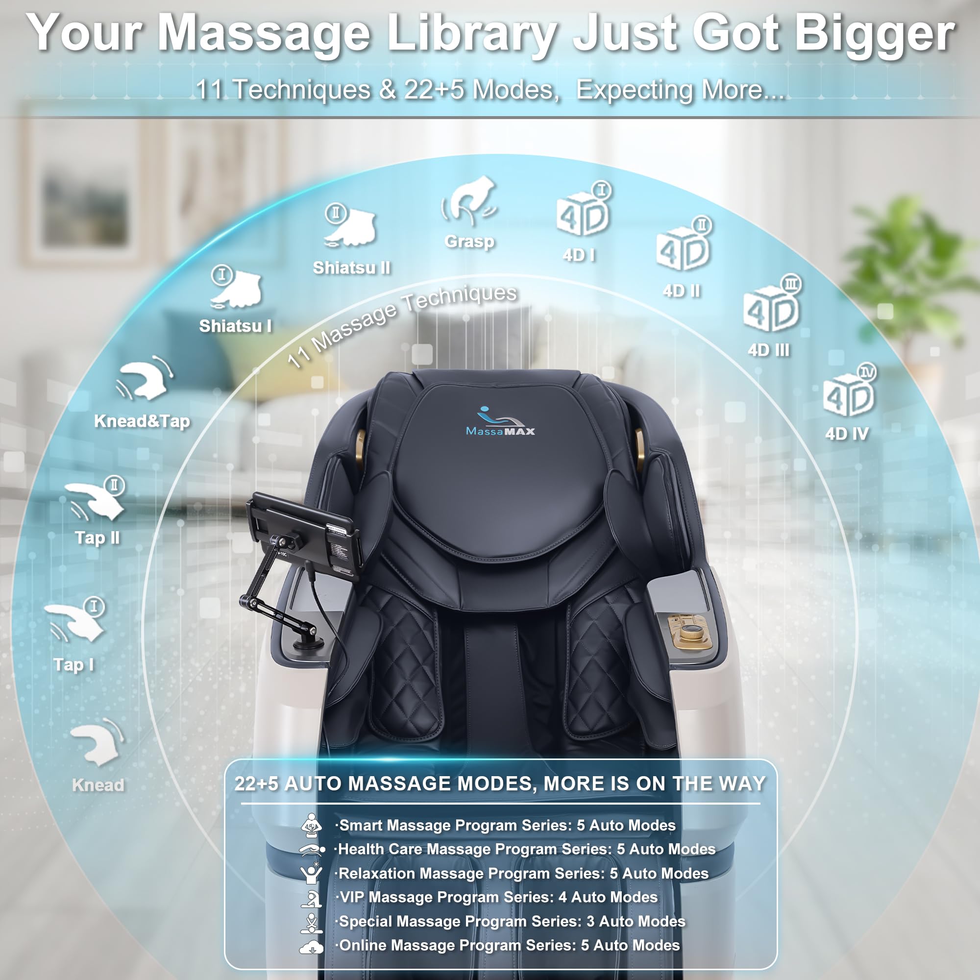 4D Full Body Massage Chair Recliner