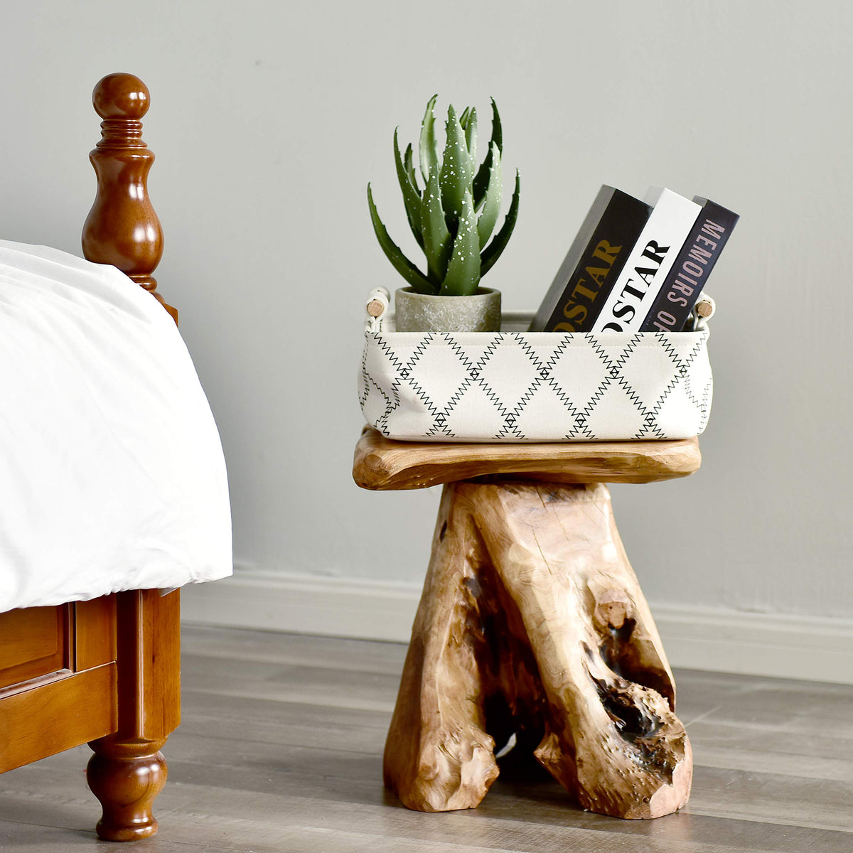 Cedar Stump Side Table