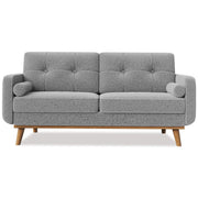 Mid-Century Modern Boucle Loveseat