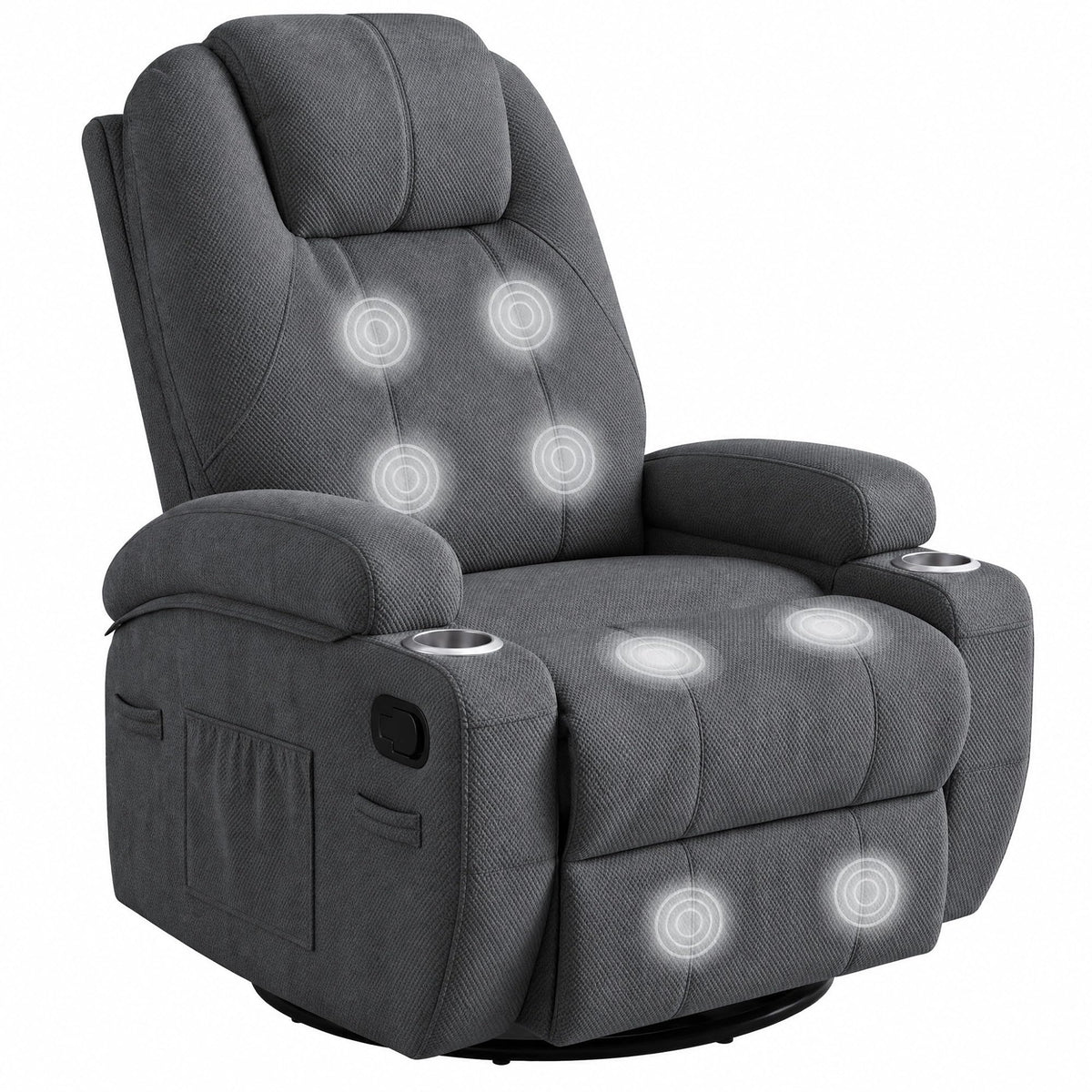 Furmax Recliner Chair, Fabric Rocking Chair Nursery for Adults