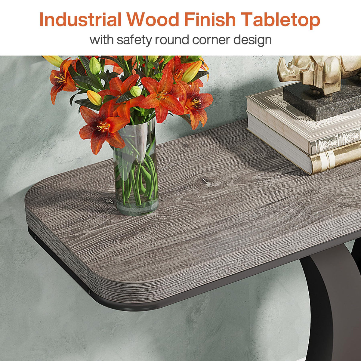 Industrial Console Table