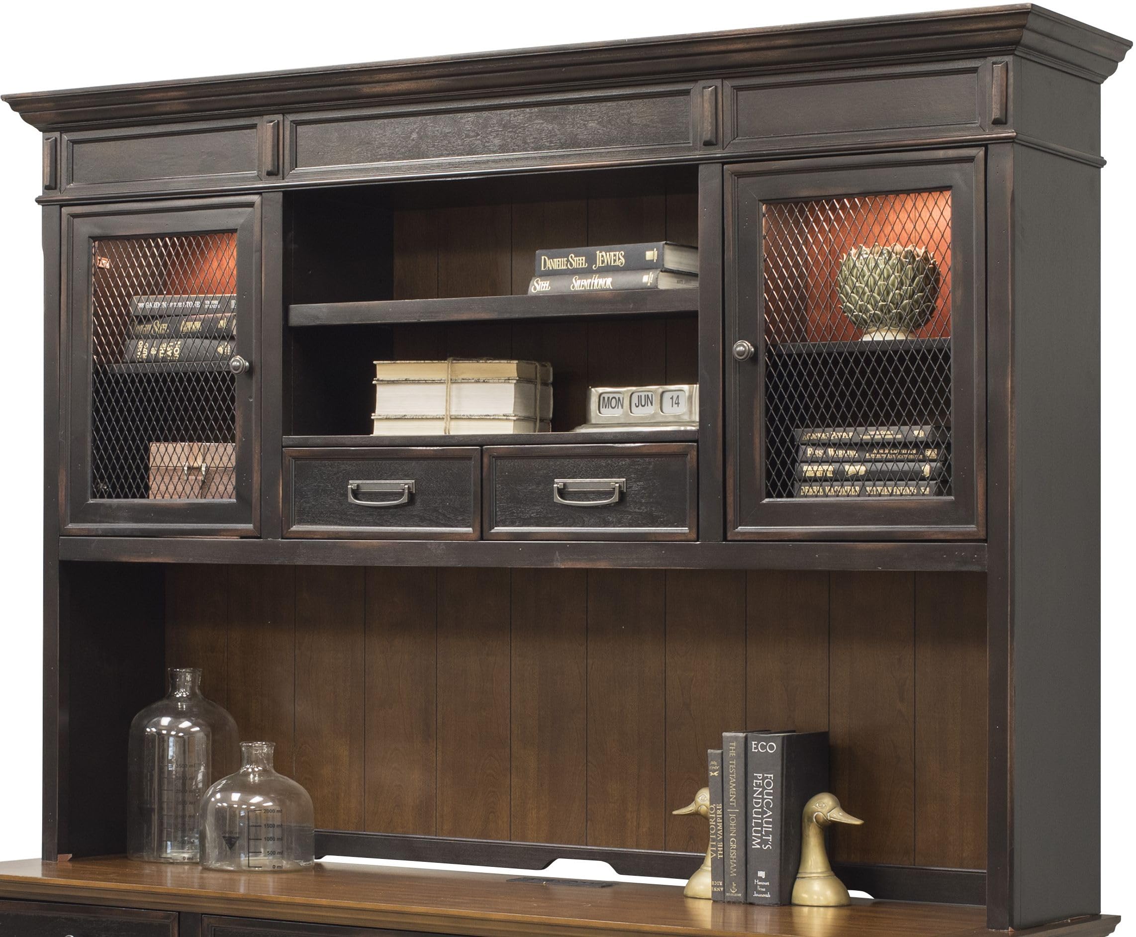 Hartford Wood Hutch with Wire Mesh Doors