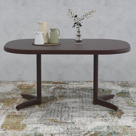Extendable Dining Table with 18" Extension Leaf