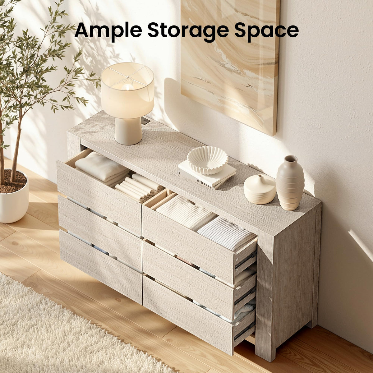 3-Piece Dresser and Nightstand Set