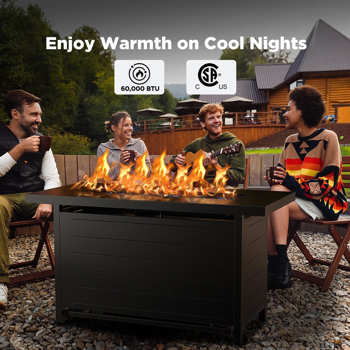 Propane Fire Pit Table