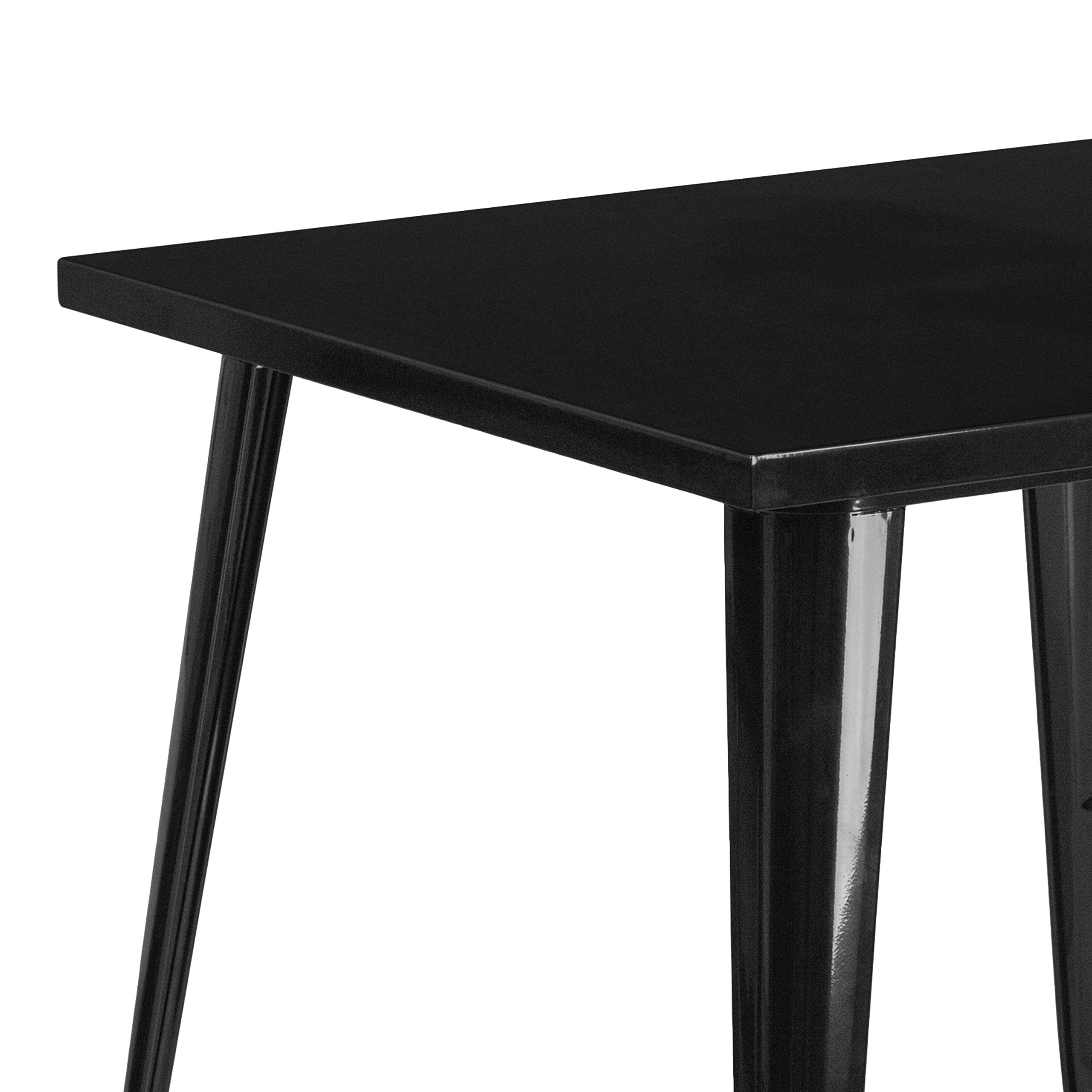 Square Metal Café Table | Indoor-Outdoor