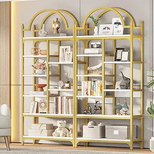 Arched Industrial Bookshelf