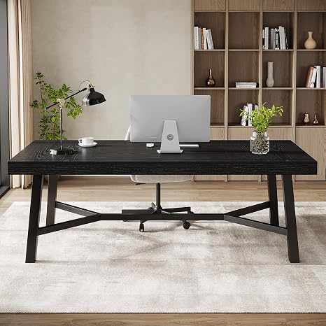 71-Inch Farmhouse Executive Desk