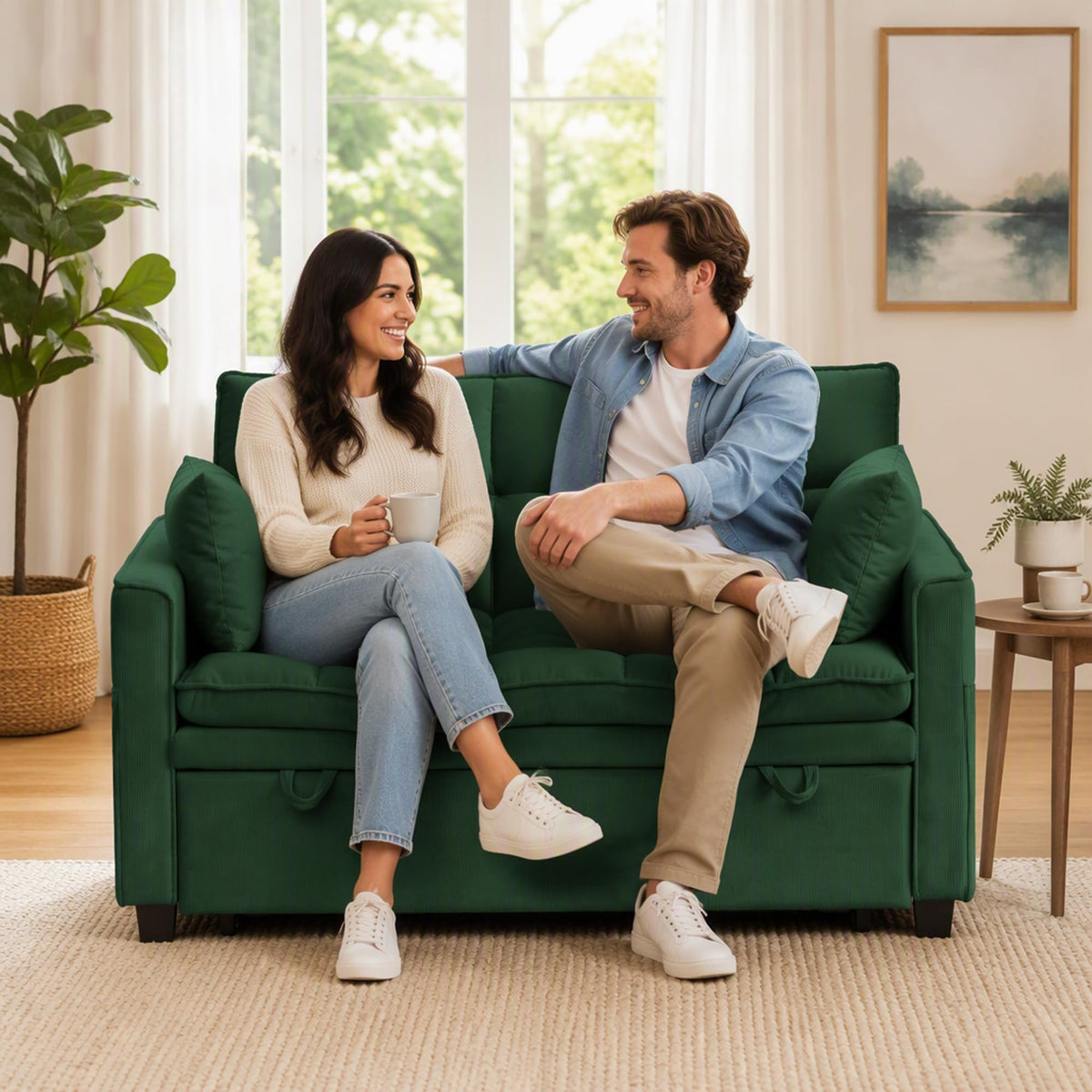 Convertible Loveseat Sofa Bed