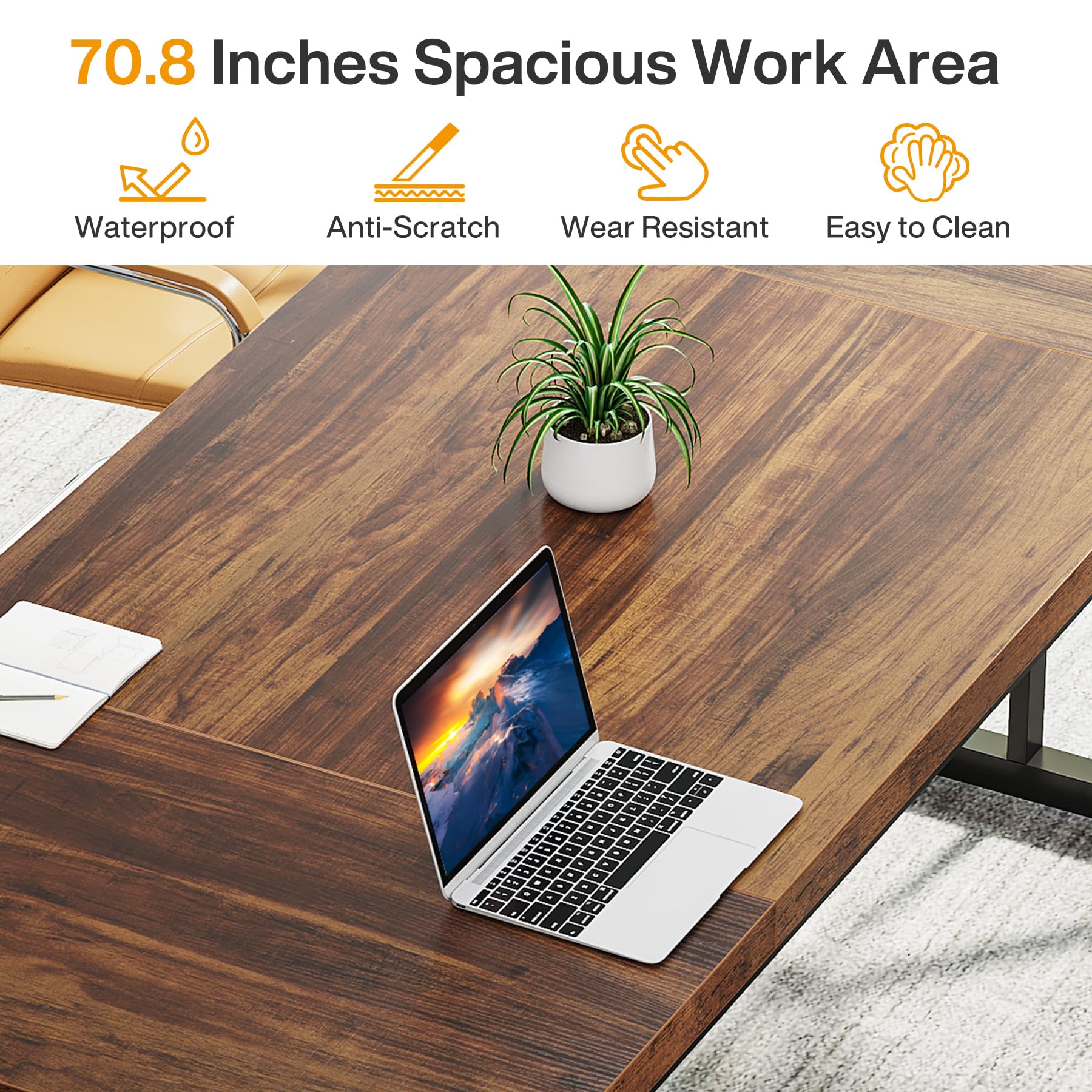 6FT Rectangle Conference Table for 6