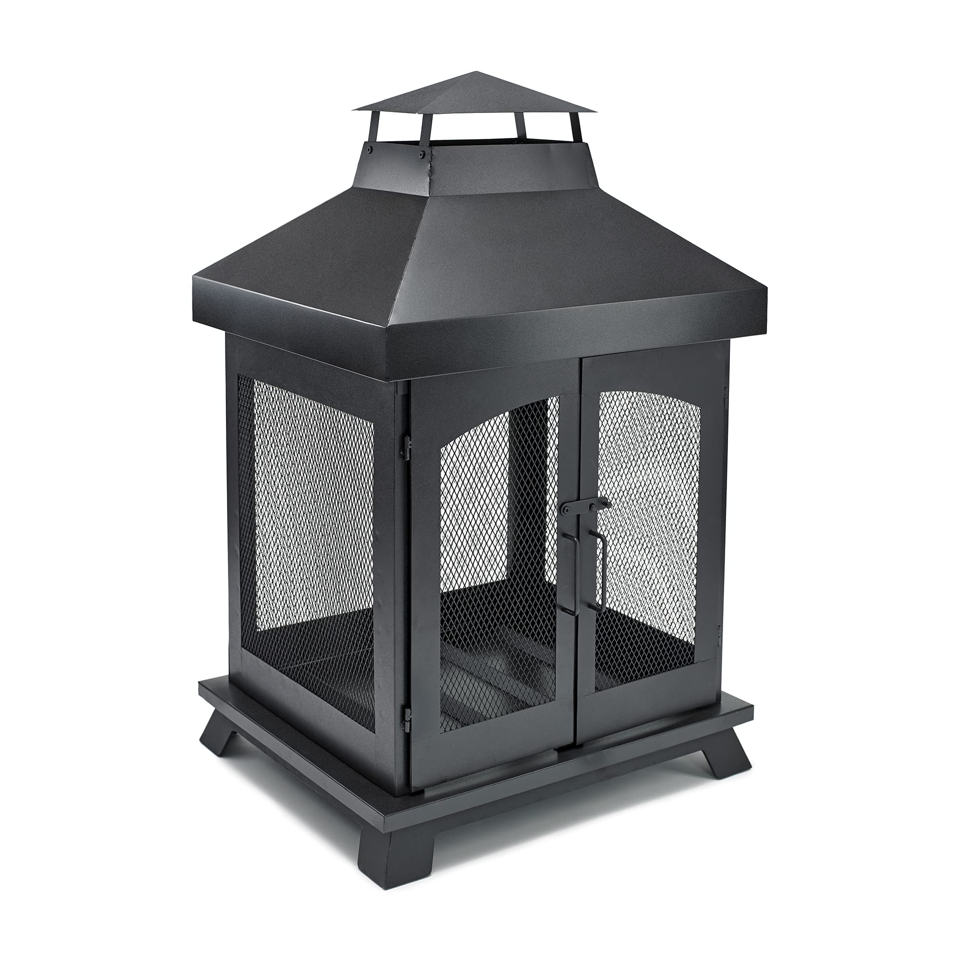 Wood Burning Outdoor Fireplace