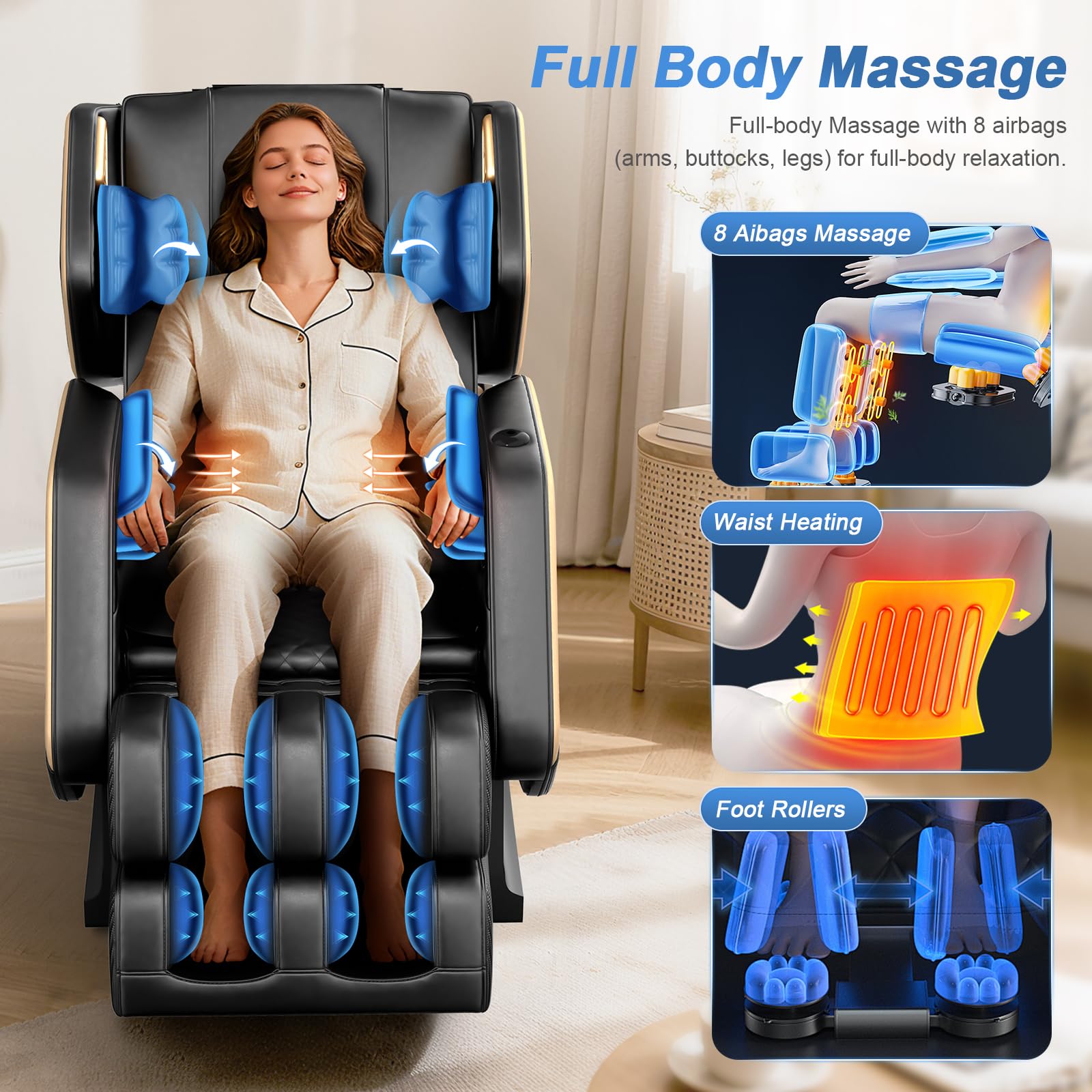 Full Body SL-Track Zero Gravity Massage Chair