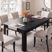 Walnut Fluted Dining Table